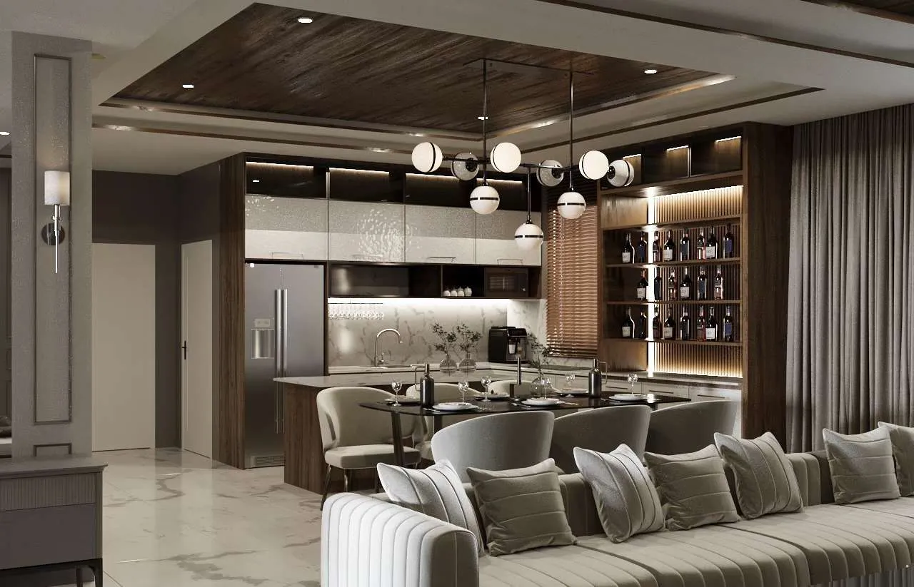 3D design of Burasiri, residence in Kaset-Nawamin